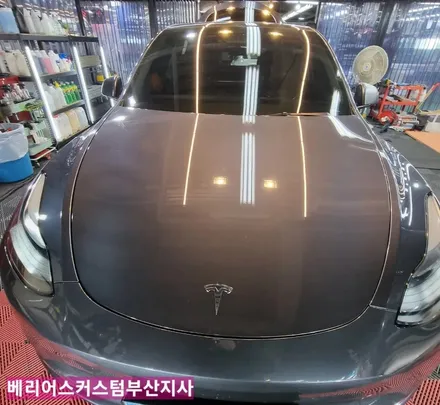 테슬라 모델Y 통풍시트 시공 / 부산 사상구