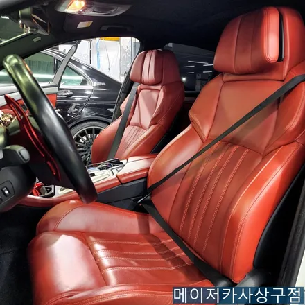 BMW M5 컬러 안전벨트 시공 / 부산 사상구