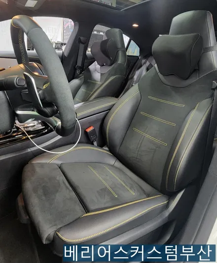 벤츠 CLA 45S AMG 4MATIC 통풍시트 시공 / 부산 사상구