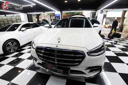 벤츠 S클래스 W223 미드레인지 무드등 시공 / 부산 사상구