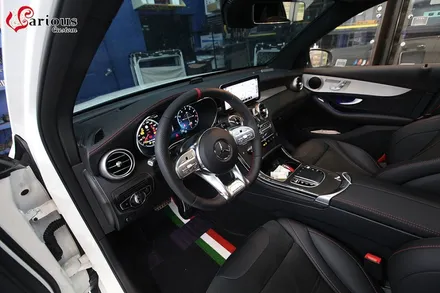 벤츠 GLC 43 AMG D컷 핸들열선 시공 / 부산 사상구