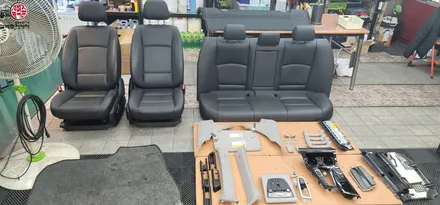 부산 실내세차 중고차도 신차처럼 BMW 520D 시공 / 부산 사상구
