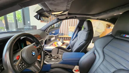 BMW 340i 천장 헤드라이너 최고급 스웨이드 시공 / 부산 사상구 삼락동