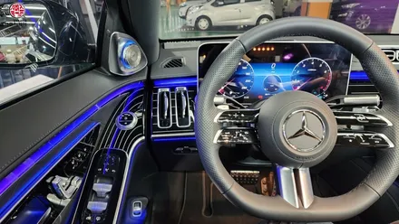 벤츠 S500 롱바디 마이바흐 피아노 라커 트림 시공 / 부산 사상구