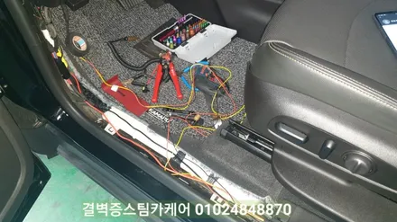 부산 사상 판금도색 후 블랙박스 보조배터리 를 설치한 이쿼녹스 / 부산 사상구 삼락동