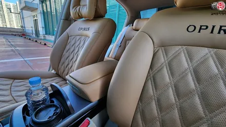 부산 가죽시트 오피러스 새들브라운으로 자연스럽게 튜닝한 후기 / 부산 사상구