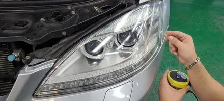 신속하고 확실한 벤츠 헤드라이트복원 s500 / 부산 사상구 삼락동