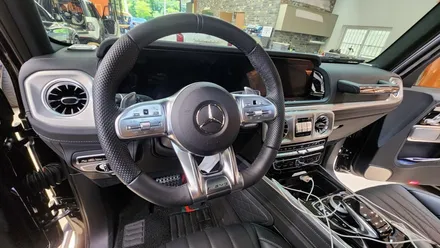 벤츠 지바겐 G63 AMG, 나파가죽 리무진시트 티파니민트 실내 풀커스텀 시공 / 부산 사상구 삼락동