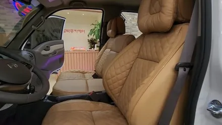 부산가죽시트 포터 리무진시트로 변경 후 착좌감 개선 / 부산 사상구 삼락동