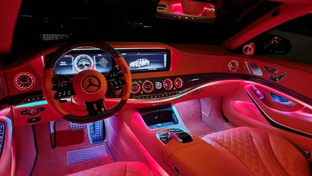 벤츠 W222 S63 AMG 엠비언트와 은하수 시공으로 최고의 작품을 만들어냈습니다 / 부산 사상구 삼락동