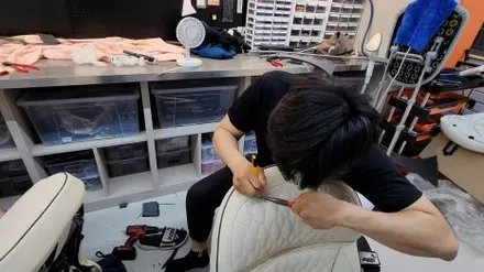 부산 G90 리무진시트 시공으로  고급스러움과 착좌감을 동시에 잡으세요 / 부산 사상구 삼락동