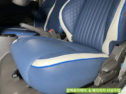 포터2 실내튜닝 라인퀼팅 리무진시트 + 천장트리밍 / 부산 사상구 삼락동