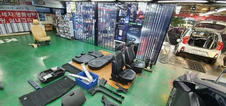부산 실내크리닝 시공 후 환골탈태한 모닝 / 부산 사상구 삼락동