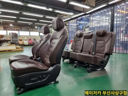 맥스크루즈 리무진시트 풀 화이트 시공 / 부산 사상구