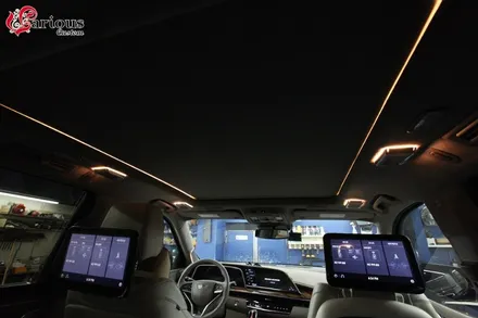 에스컬레이드 스피커 엠비언트 루프 라이트 시공 / 부산 사상구