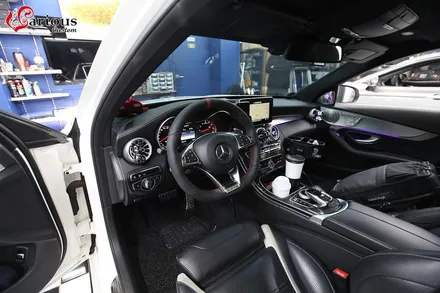 벤츠 C63 AMG 핸들 열선 시공 / 부산 사상구