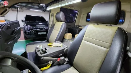 포터2 더블캡 리무진시트, 도어트림, 통풍시트 / 부산 사상구