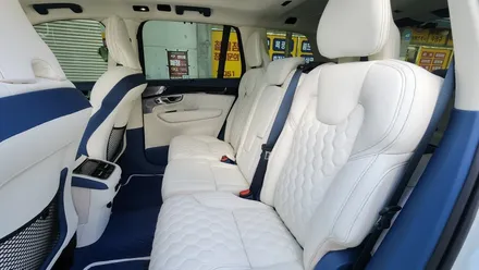 볼보 XC90 리무진 시트 시공 요트 블루 베이지 컨셉 리스토어 / 부산 사상구 삼락동