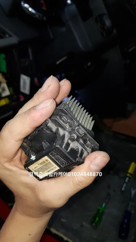 완벽한 부산 수입차량 실내크리닝 과 에바크리닝 푸조207rc / 부산 사상구 삼락동