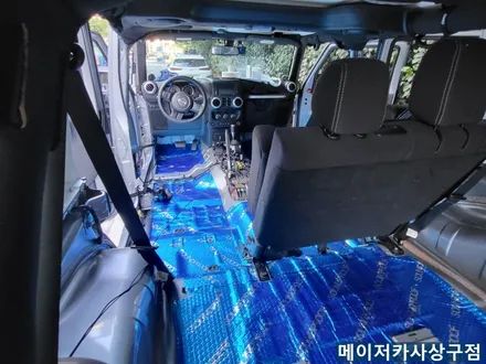 부산 엠보싱 매트 지프 랭글러 루비콘 시공 / 부산 사상구