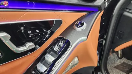 벤츠 S450 롱바디 모델 마이바흐 피아노트림 시공 / 부산 사상구