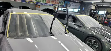 부산 유막제거 아반떼 CN7 시공 / 부산 사상구