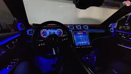 벤츠 GLC 쿠페 송풍구 엠비언트 시공한 후기~! / 부산 사상구