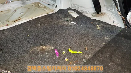 부산실내크리닝 수입차 전문매장 티구안 누수 곰팡이케어 / 부산 사상구 삼락동