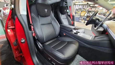 테슬라 모델Y 통풍시트 순정타입 후기 / 부산 사상구