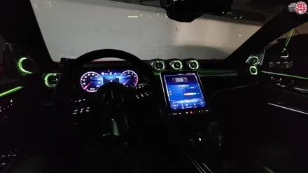 벤츠 GLC 쿠페 송풍구 엠비언트 시공한 후기~! / 부산 사상구