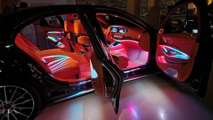 벤츠 W222 S63 AMG 엠비언트와 은하수 시공으로 최고의 작품을 만들어냈습니다 / 부산 사상구 삼락동