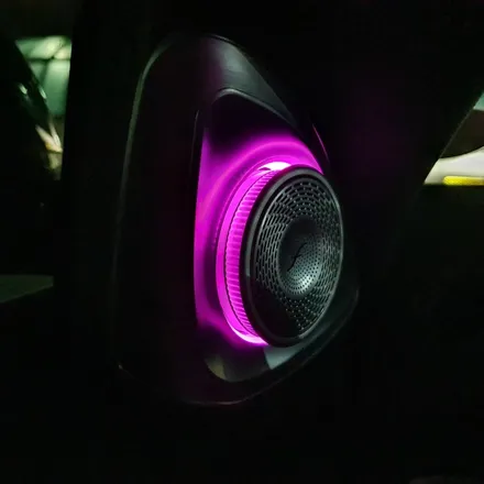 벤츠 W223 S350 전동 부메스터 트위터 미드레인지 무드등 시공 / 부산 사상구 삼락동