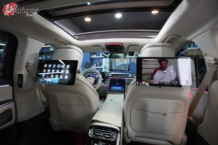 W223 S400D 리어모니터 시공 / 부산 사상구