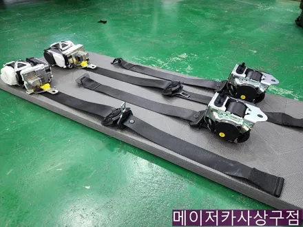 벤츠 GLE 350d 컬러 안전벨트 시공 / 부산 사상구
