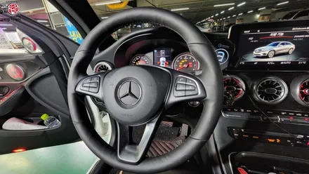 벤츠 GLC 300 쿠페 핸들 열선 시공 / 부산 사상구