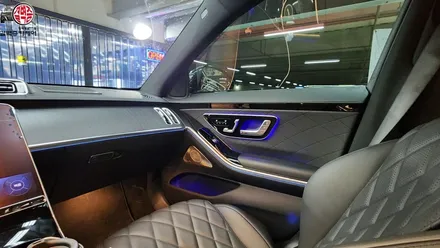 벤츠 S400D 액티브 엠비언트 3종세트 시공 / 부산 사상구