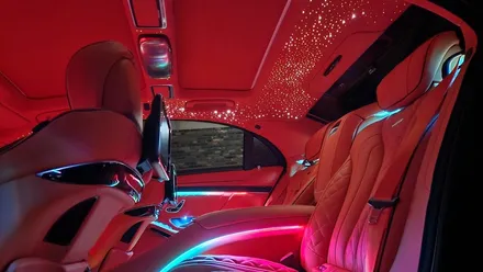 벤츠 W222 S63 AMG 엠비언트와 은하수 시공으로 최고의 작품을 만들어냈습니다 / 부산 사상구 삼락동
