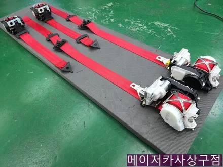 벤츠 GLE 350d 컬러 안전벨트 시공 / 부산 사상구