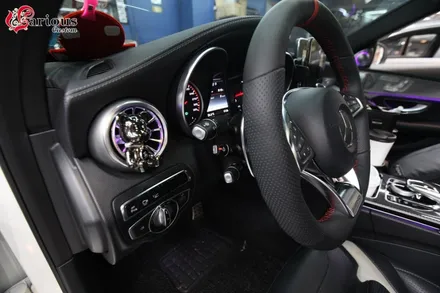 벤츠 C63 AMG 핸들 열선 시공 / 부산 사상구