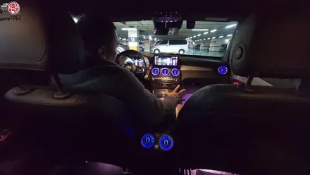 벤츠 GLC 300 송풍구 엠비언트 시공 / 부산 사상구
