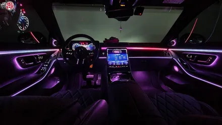 벤츠 S400D 액티브 엠비언트 3종세트 시공 / 부산 사상구