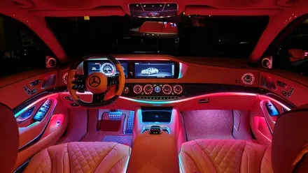 벤츠 W222 S63 AMG 엠비언트와 은하수 시공으로 최고의 작품을 만들어냈습니다 / 부산 사상구 삼락동