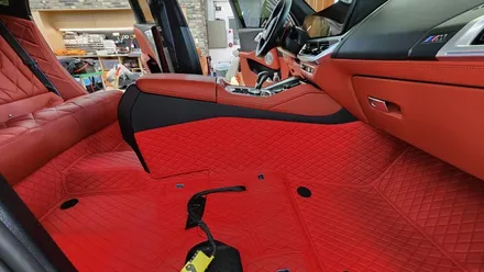 BMW XM 프리미엄 엠보싱매트 실내 디자인 업그레이드 / 부산 사상구 삼락동