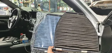 벤츠에바크리닝 에어컨쉰내 해결한 E300 / 부산 사상구 삼락동