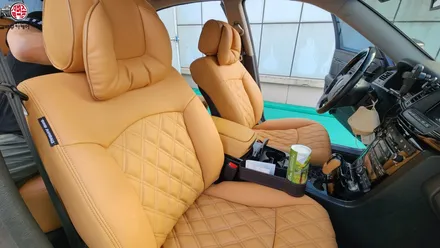 부산 가죽시트 오피러스 새들브라운 시공 / 부산 사상구