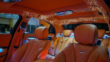 벤츠 W222 S63 AMG 엠비언트와 은하수 시공으로 최고의 작품을 만들어냈습니다 / 부산 사상구 삼락동