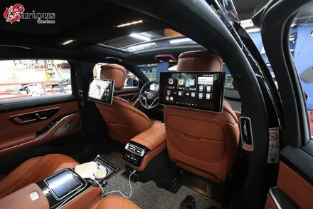 벤츠 S450 리어모니터 시공 / 부산 사상구