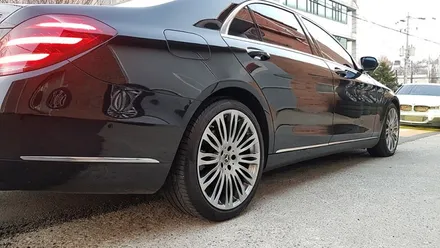 벤츠 S560 S클래스 휠 긁힘 찍힘 휠복원 휠도색 분체도장 리더스휠 / 시흥시 죽율동