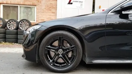 벤츠 S400 19인치 휠복원 블랙 휠도색 분체도색 부천휠도색 / 시흥시 죽율동