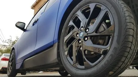 BMW i3 전기차 휠손상 휠복원 올블랙 검정 휠도색 분체도색 리더스휠 / 시흥시 죽율동